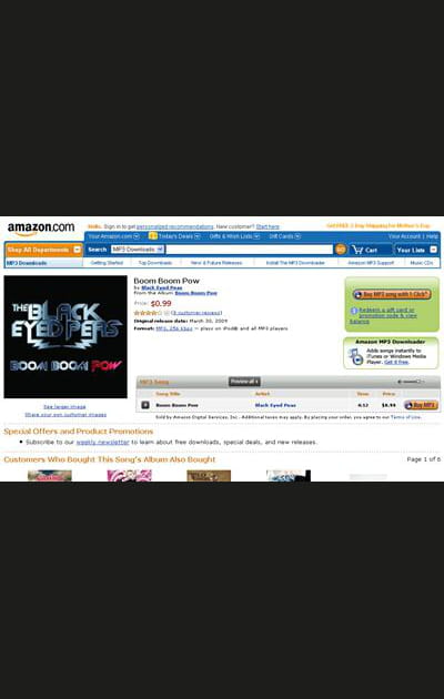 Amazon MP3&nbsp;: la musique achet&eacute;e chez un cyber-commercant