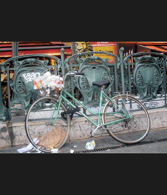 V&eacute;lo poubelle