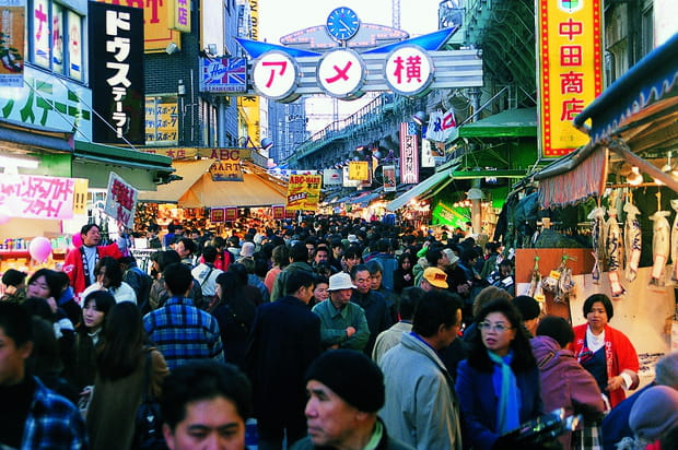 Ameyoko, le plus grand marché de street food de Tokyo