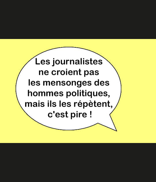 Un avis sur les journalistes
