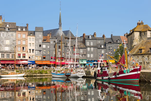 Le port de Honfleur, le plus charmant de Normandie