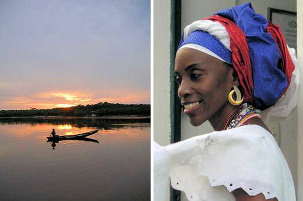 Jungle et femme du Brésil