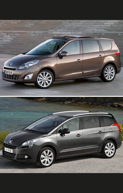 Renault&nbsp;Grand&nbsp;Sc&eacute;nic contre Peugeot&nbsp;5008