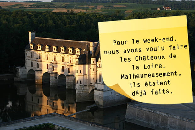 Les châteaux de la Loire vus par Francis Blanche
