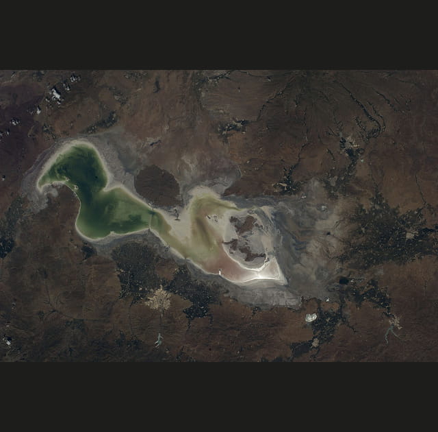 Le lac Oroumieh en Iran