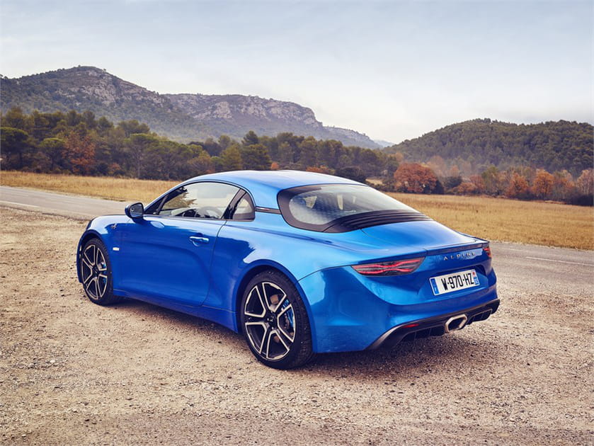 L'Alpine A110&nbsp;sur les routes d'Aix en Provence