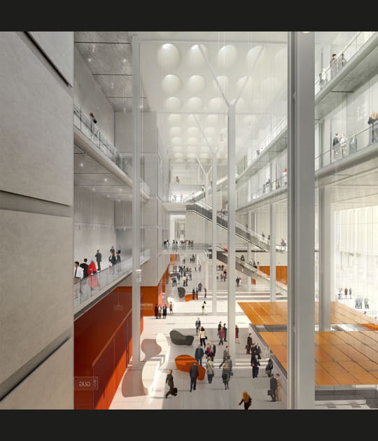 La salle des pas perdus, v&eacute;ritable hall
