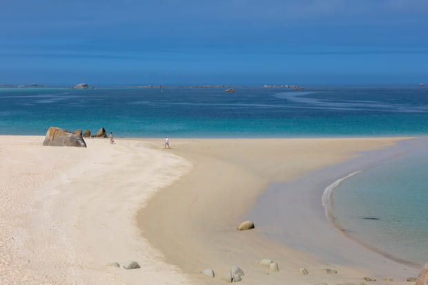 La plage des Amiets, l'une des plus belles plages de Bretagne