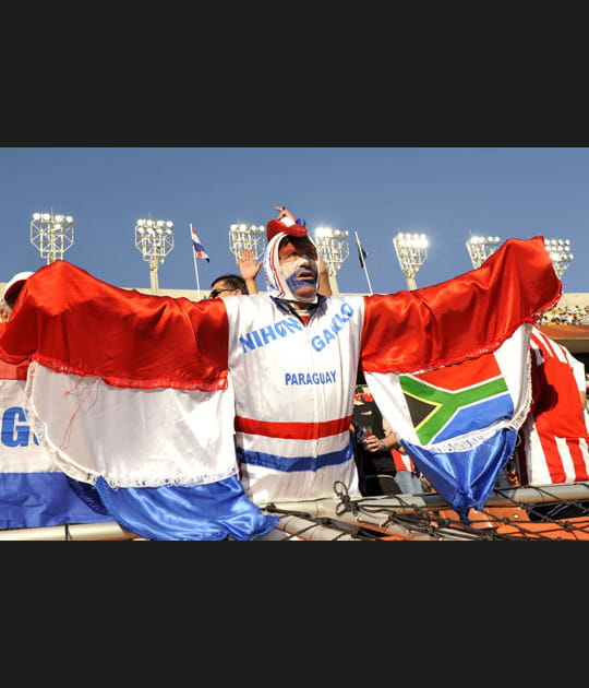 Supporter z'ail&eacute; du Paraguay