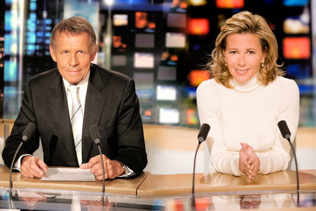 Patrick Poivre d'Arvor et Claire Chazal