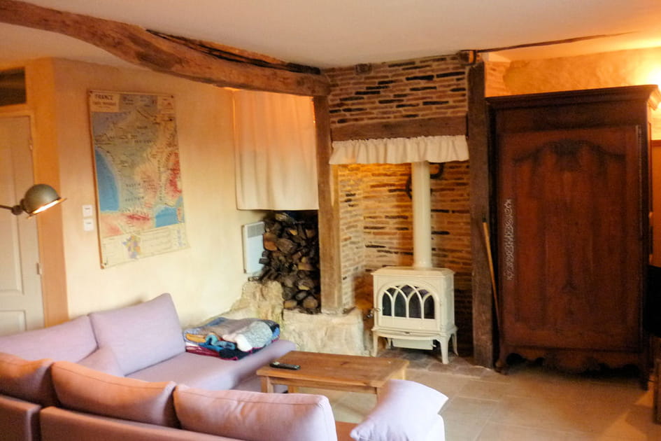 Le salon apr&egrave;s les travaux