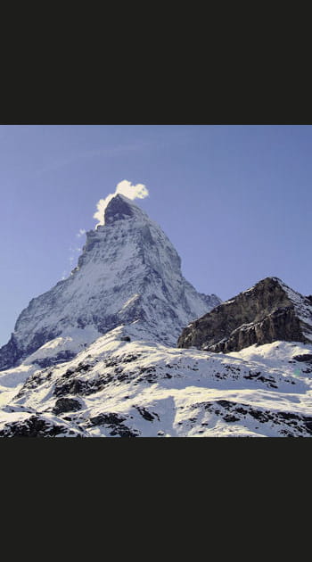 Le Matterhorn ou Cervin, Suisse, Italie
