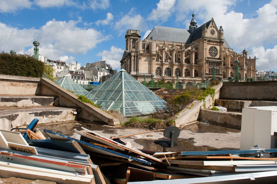 L'&eacute;glise Saint-Eustache plus visible
