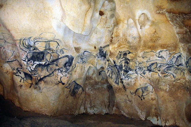 Grande fresque de la salle du fond