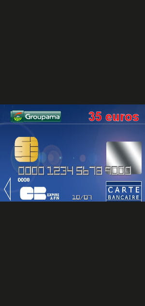 16e&nbsp;: Groupama banque avec une carte bleue Visa &agrave; 35&nbsp;euros par an