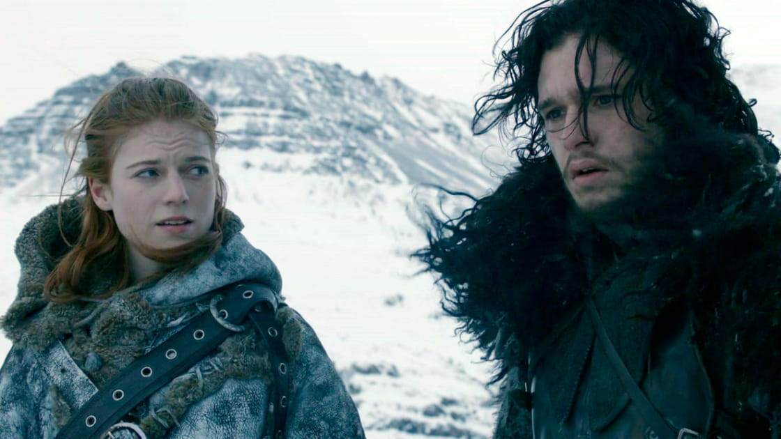 Kit Harington et Rose Leslie (Game of Thrones)