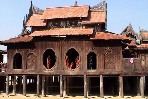 Monastère de Shwe Yan Pyay au Myanmar