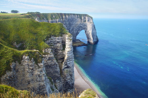 Les majestueuses falaises d'Etretat de Normandie