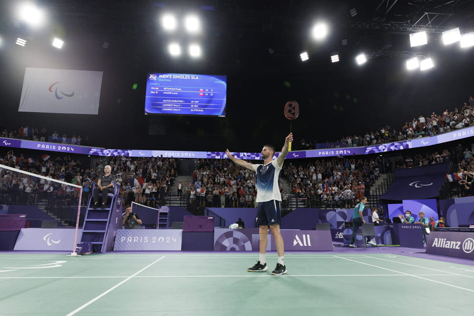 Lucas Mazur double champion paralympique