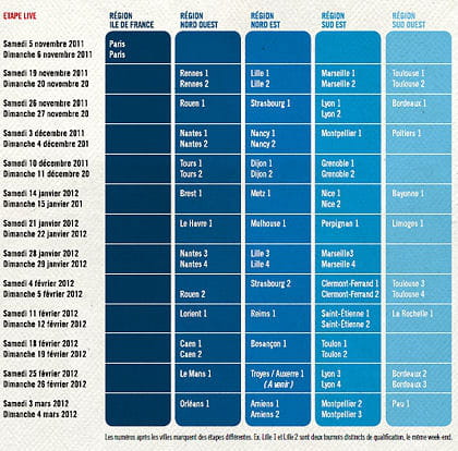 calendrier winamax