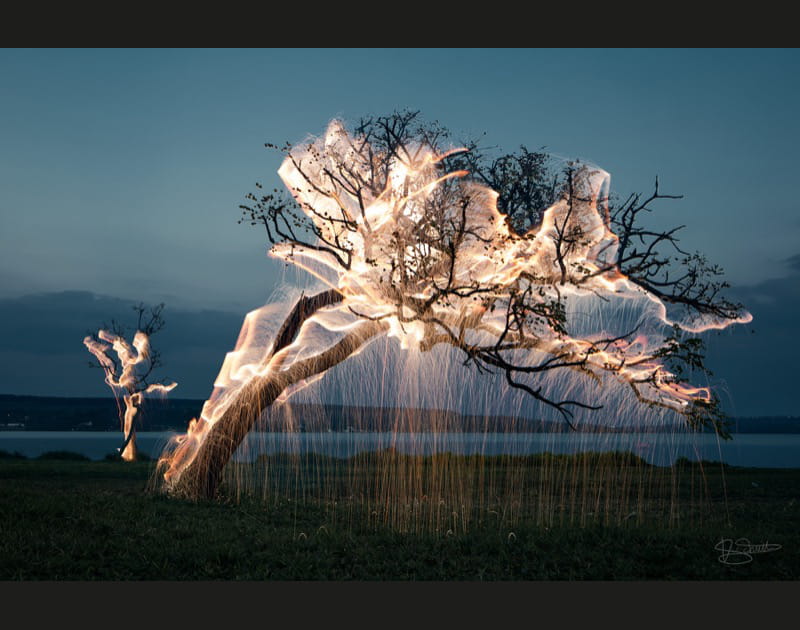 Pluie de lumi&egrave;re