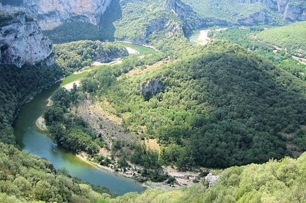 Les gorges de l'Ardèche