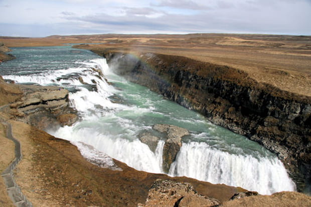 La chute de Gullfoss