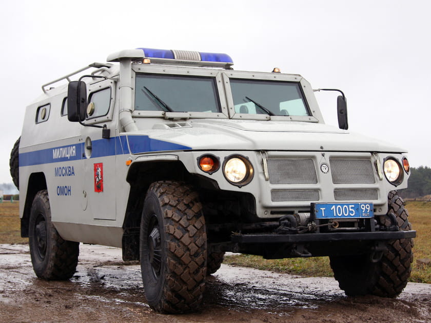 Gaz Tiger en Russie