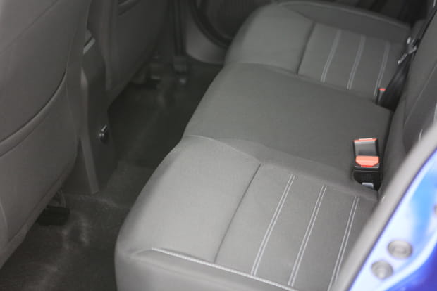 Plus d'espace à l'arrière