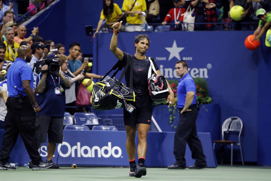 Alors qu'il menait deux sets &agrave; rien, Rafael Nadal s'est finalement inclin&eacute; face &agrave; Fabio Fognini, &agrave; l'US Open