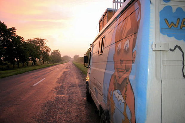 La fourg'eaunette sur les routes