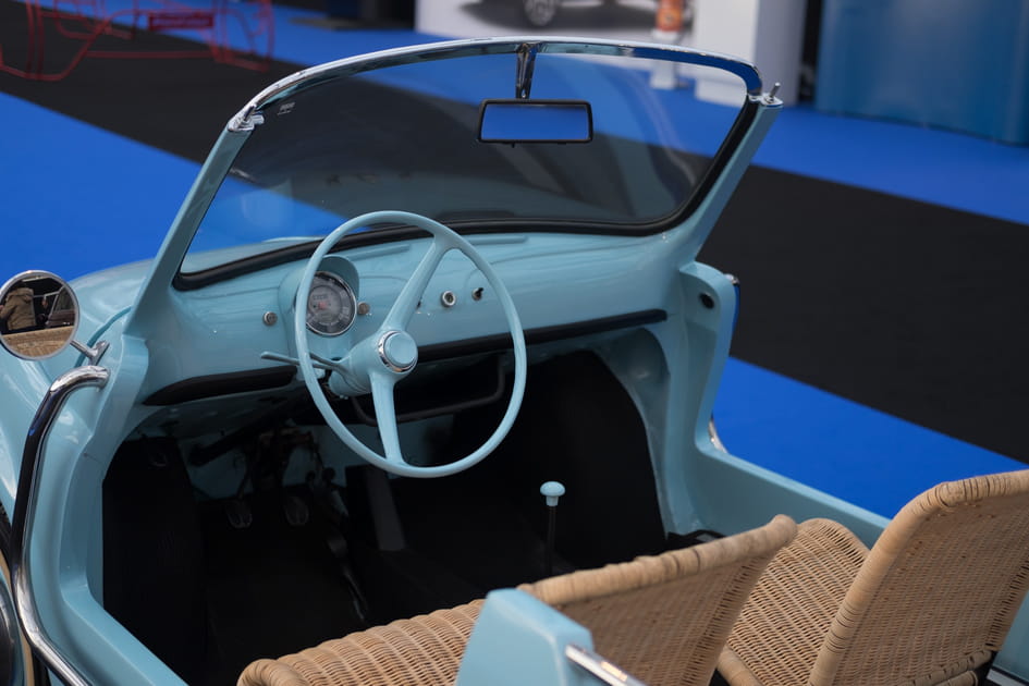 A bord de la Fiat 500&nbsp;Jolly Spiaggina