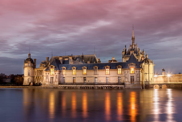 Le château de Chantilly aux couleurs de la Saint-Valentin