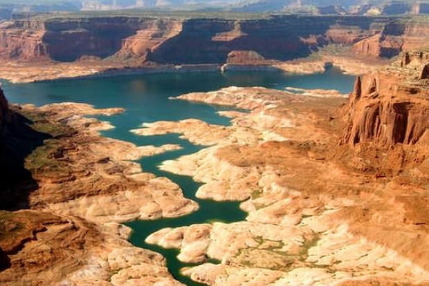 Un lac en plein désert d'Arizona