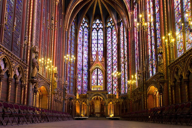 19e : La Sainte-Chapelle, Paris