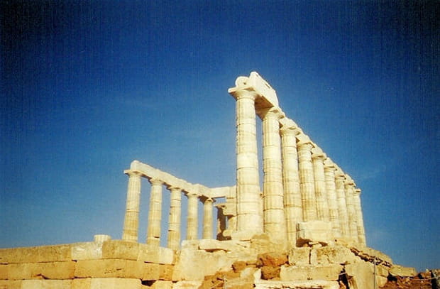 Lumière sur le cap Sounion