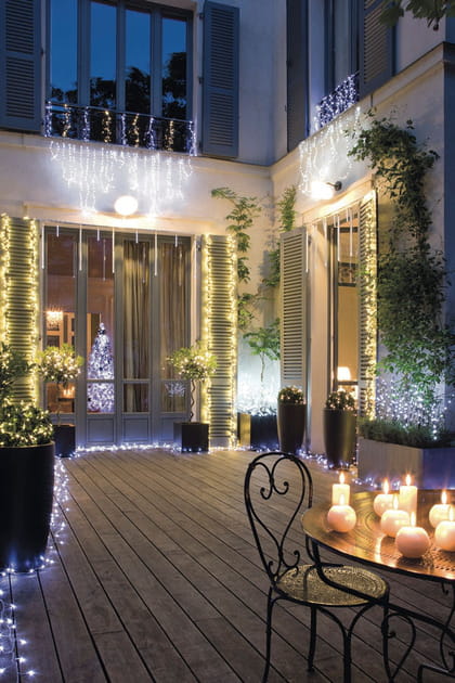 Une terrasse joliment d&eacute;cor&eacute;e