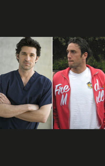 Patrick Dempsey et Luca Toni