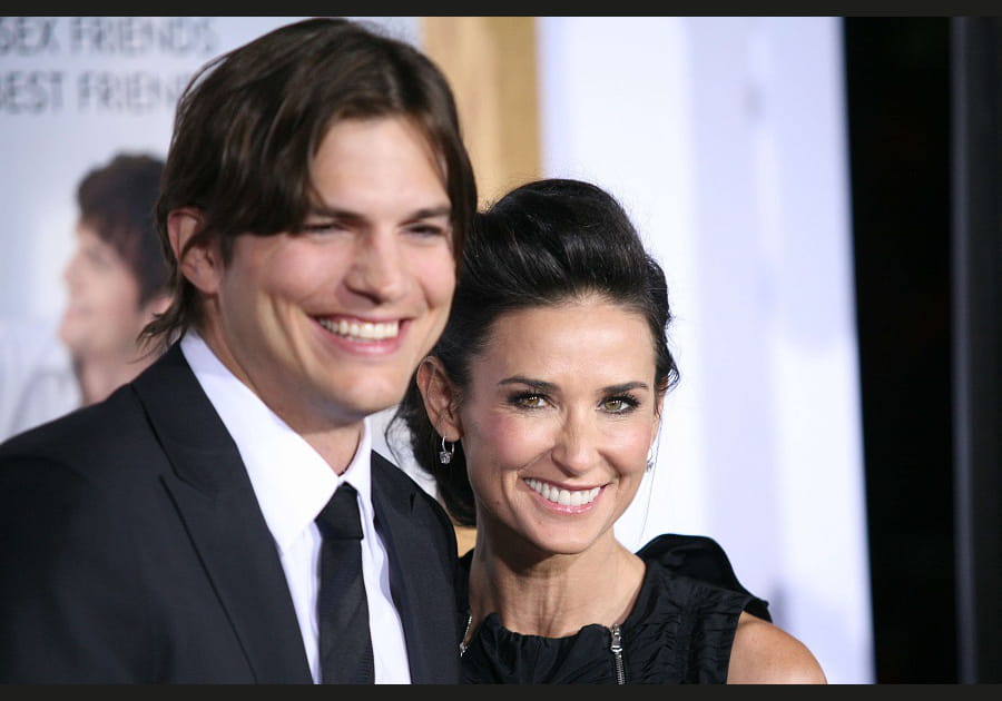 Ashton Kutcher et Demi Moore : Saint-Martin