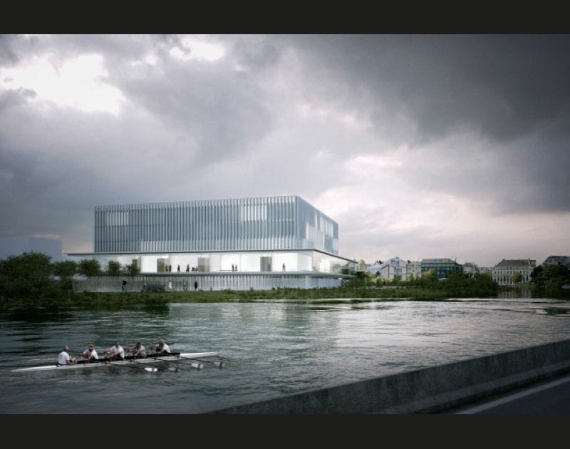Le Palais de justice de Caen&nbsp;: au bord de l'eau