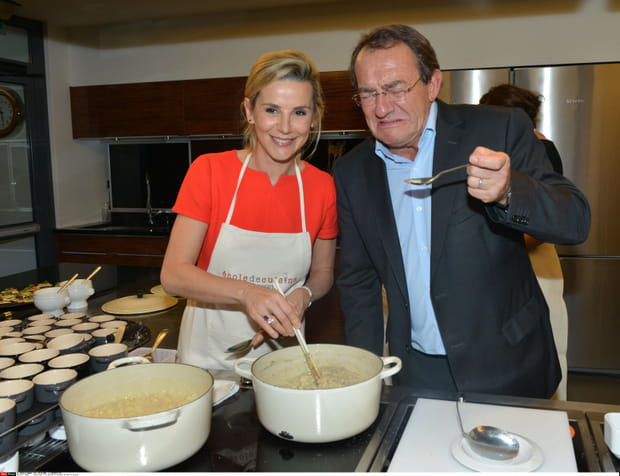 Grimace sur une émission de cuisine