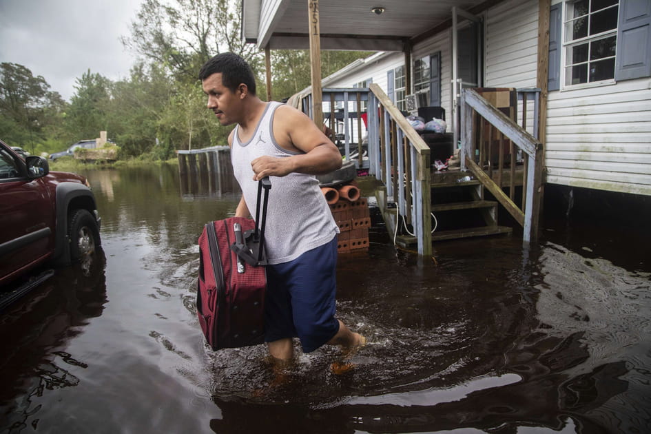 Les images spectaculaires de l'ouragan Florence