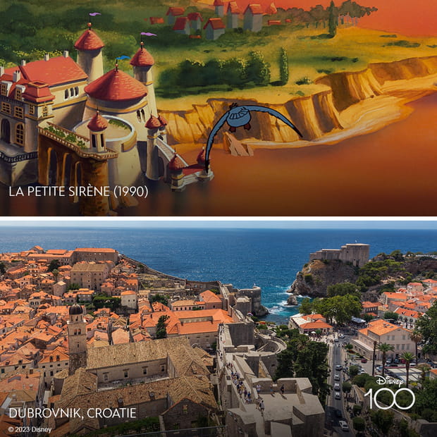 Ces lieux ont inspiré les studios Walt Disney et vous pouvez les visiter : Dubrovnik dans "La petite sirène"