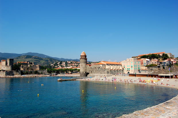 La Plage de Boramar à Collioure, Pyrénées-Orientales