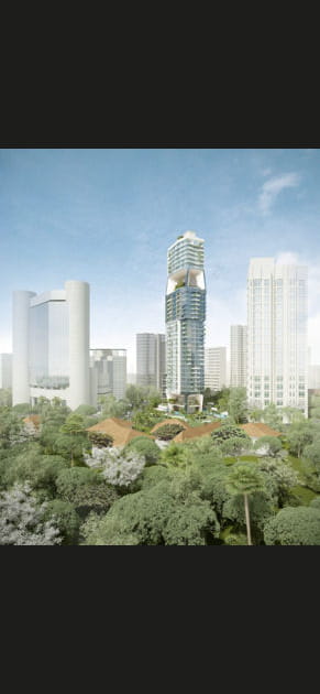 Des quartiers dans une tour