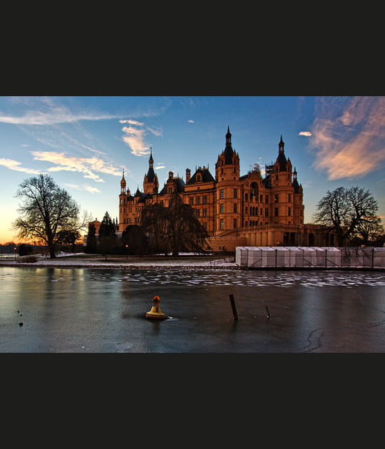 Le palais de Schwerin, Allemagne