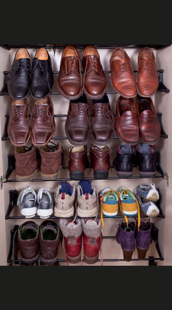 Un placard &agrave; chaussures &quot;frais&quot;