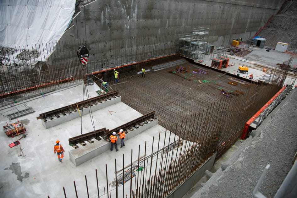 Chantier de la LGV Lyon-Turin&nbsp;: une partie transfrontali&egrave;re en construction