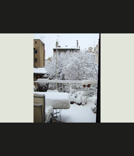 Une terrasse recouverte