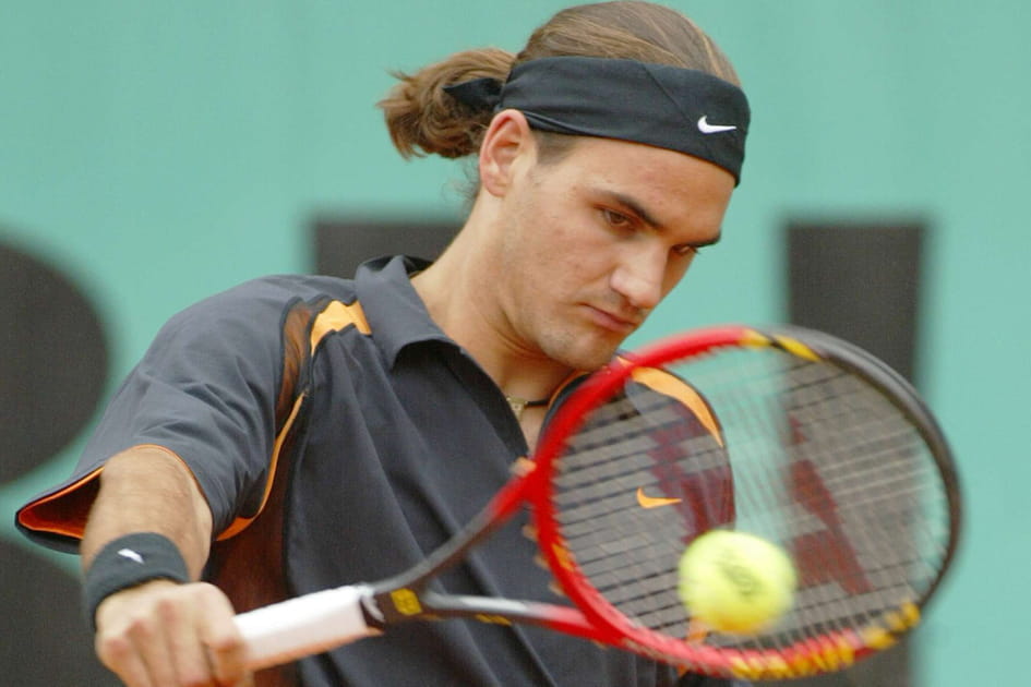 30&nbsp;photos qui montrent que Roger Federer &eacute;tait un immense champion&nbsp;: D&eacute;buts &agrave; Roland-Garros